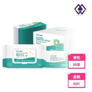 【禾統】75%酒精濕巾(酒精擦巾 濕巾 消毒清潔 隨身包 食品級酒精)