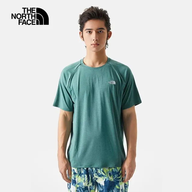 【The North Face】TNF 短袖上衣 M BRIDGER NEW S/S SHIRT - AP 男 綠(NF0A7WD3JIY)