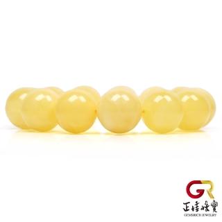 【正佳珠寶】蜜蠟琥珀頂級白金滿蜜16.8-17.2mm手珠