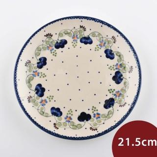 【美學生活】波蘭陶 Manufaktura 圓形深盤 陶瓷盤 圓盤 菜盤 水果盤 21.5cm 波蘭手工製(空谷幽蘭系列)