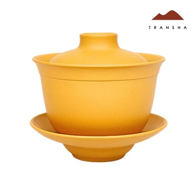 【唐泉茗茶】段泥三才杯組(宜興紫砂 茶碗 蓋杯)