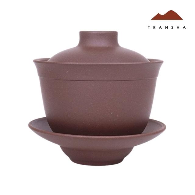 【唐泉茗茶】紫砂三才杯組(宜興紫砂 茶碗 蓋杯)