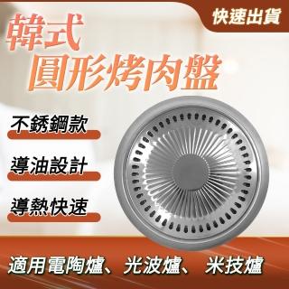 【小蝸宅】烤肉架 烤肉爐 不銹鋼烤盤 燒烤盤 室內烤肉 韓國烤肉盤 851-KHP02(無煙燒烤 烤肉鐵盤 簡易烤肉)