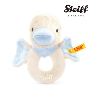 【STEIFF德國金耳釦泰迪熊】Gadwall Grip Toy 鴨子(嬰幼兒手搖鈴)