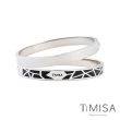 【TiMISA】個性主義 純鈦手環(黑+原色)