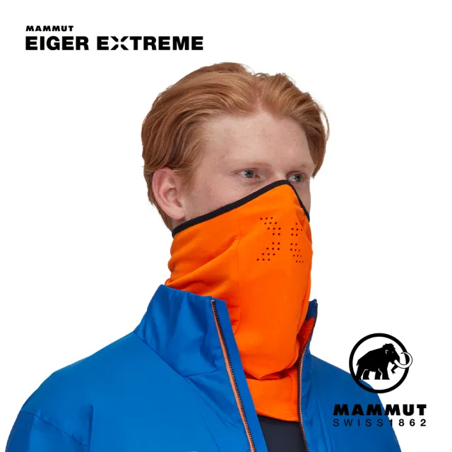 Mammut 長毛象】Eiswand Neck Gaiter 極限艾格舒適保暖圍脖復刻橘#1191