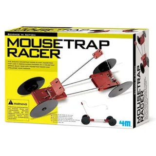 【4M】趣味捕鼠器改裝賽車 Mousetrap Racer(03908 科學教具)