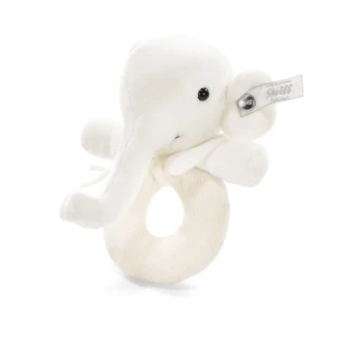 【STEIFF德國金耳釦泰迪熊】Elephant Grip Toy 13cm(北鼻頂級手搖鈴)