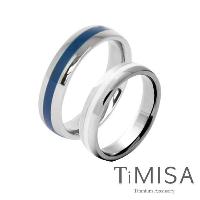 【TiMISA】真愛宣言 純鈦對戒(三色可選)