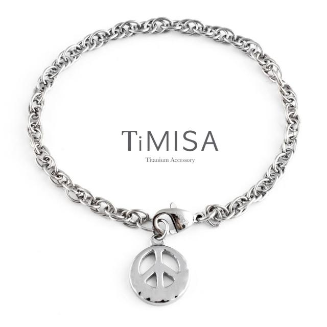 【TiMISA】和平祈願-原色 純鈦手鍊