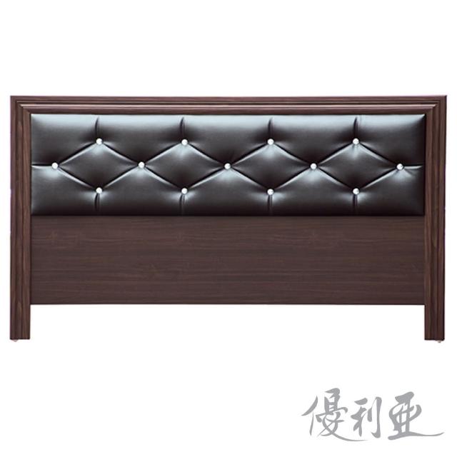 【優利亞】美麗殿水鑽雙人5尺床頭片