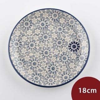 【美學生活】波蘭陶 Manufaktura 圓形淺盤 陶瓷盤 菜盤 水果盤 點心盤 18cm 波蘭手工製(悠然隨影系列)