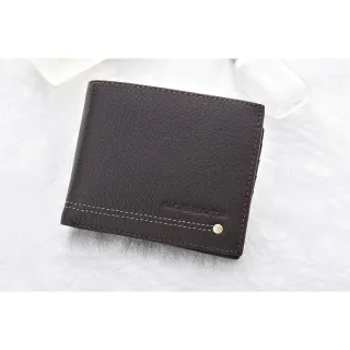 【Roberta Colum】交換禮物  歐洲鉚釘小牛皮多卡夾左右翻短夾-共2色