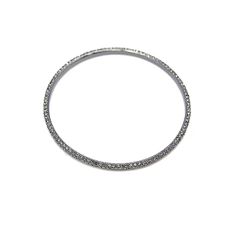 【約克精品】Queen施華洛世奇元素晶鑽包銠黑金手環(SGS認證)
