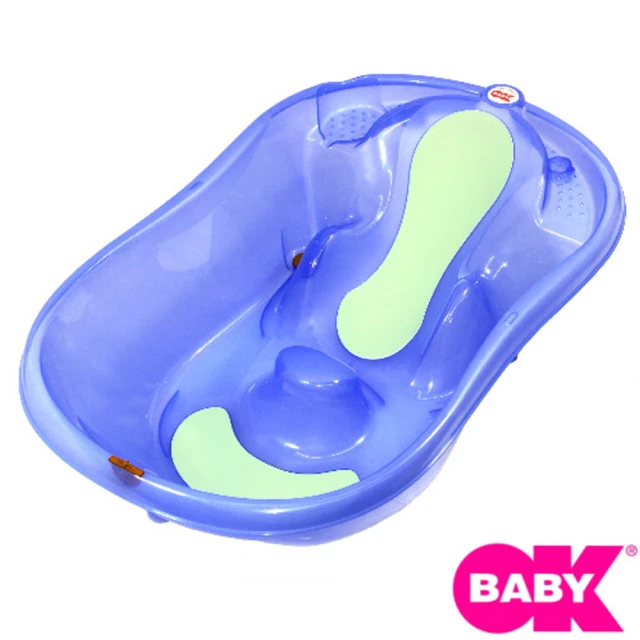【OKbaby】豪華版嬰兒澡盆(隨機色)