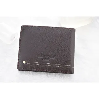 【Roberta Colum】交換禮物  鉚釘小牛皮上下翻多卡夾短夾-共2色