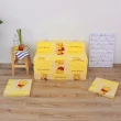 【快樂小熊】四折式沙發床/沙發椅-坐高40 床長200公分(黃色)