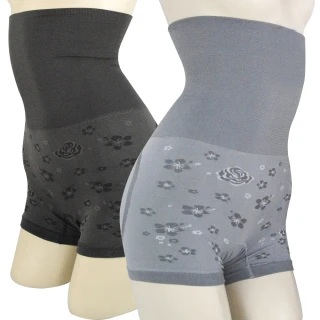【台灣製造】炭元素美人塑腰平口褲3件特惠組(灰色)