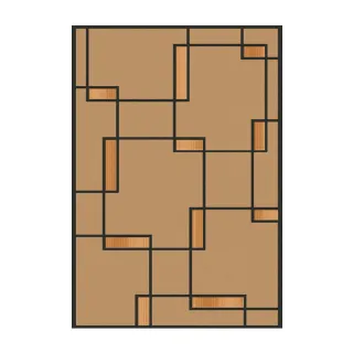 【范登伯格】比利時魔幻光影舞地毯-迷宮(140x200cm)