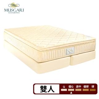 【MUSGARI瑪格麗】雅典娜 乳膠獨立筒 彈簧床墊-雙大6尺(送保潔墊)