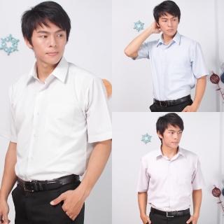 【JIA HUEI】短袖男仕吸濕排汗防皺襯衫 3158條紋系列 商務 男襯衫 三件促銷組(臺灣製造)