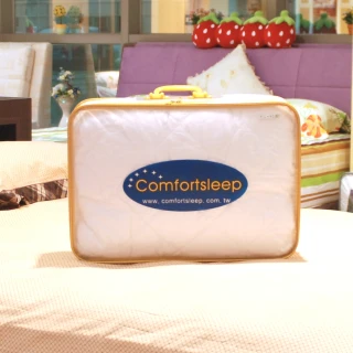 【Comfortsleep】5.3x6.5尺歐洲雙人100%純棉床包式保潔墊(防蹣抗菌)