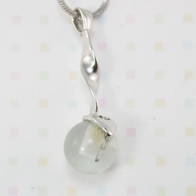 【伊飾童話】曲線白晶＊優雅風項鍊