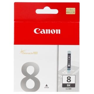 【Canon】官方直營 CLI-8BK 原廠淡黑色墨水匣(iP3300/iP4200/iP4300/Pro9000/Pro9000MarkII/MP510/MP530)