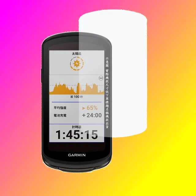 【DiGiGuide】GARMIN Edge 530/540/830/840/1040/1050 防爆抗刮螢幕保護貼(高清透亮/磨砂霧面)