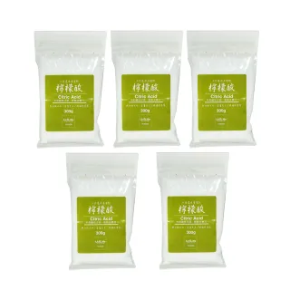 【U-diLife】天然環保清潔劑/檸檬酸300g(5包入)