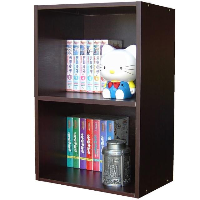 【美佳居】15mm厚美背式2層間隙書櫃-三色可選
