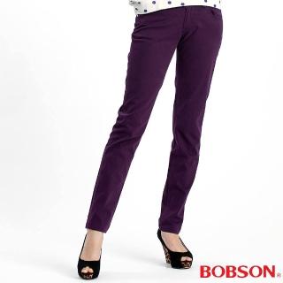 【BOBSON】女款多彩色彈性小直筒褲(8067-61)