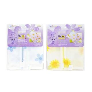 【UdiLife】花漾細網洗衣袋角型-35x45cm-12入組