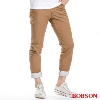 【BOBSON】男款褲口反褶九分褲(1786-72)