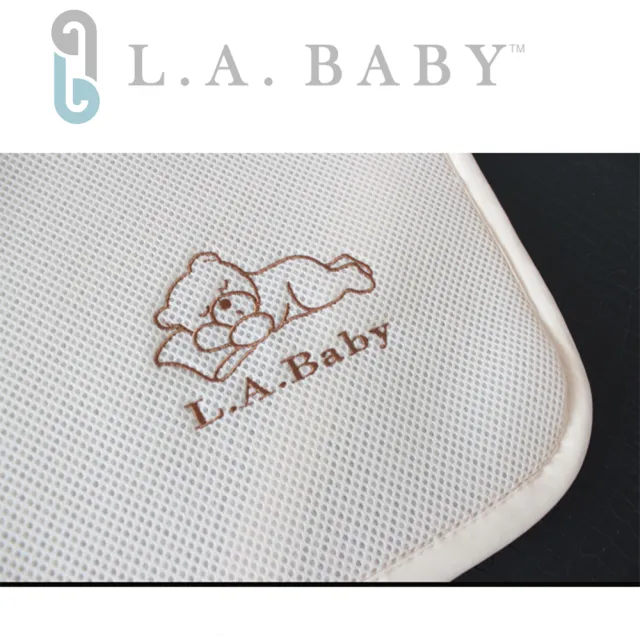 【L.A. Baby】3D蜂巢立體嬰兒透氣涼墊床墊(通過SGS安全認證)