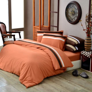 【McQueen 麥皇后】《巴黎公寓》吸濕排汗特大雙人床包被套四件組(9色)