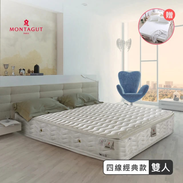 【法國-MONTAGUT】四線蜂巢式獨立筒床墊M03(雙人5尺)