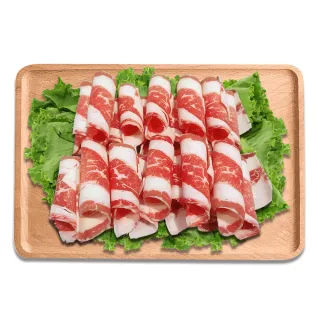【好神】美國牛五花肉片20包(200g/包 薄切0.2cm)