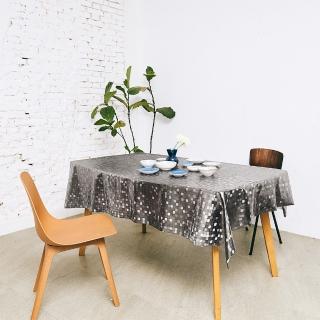 【Homemake】小方格金屬壓紋桌巾-長210cmX寬137cm(RN-PW151-48-C5)