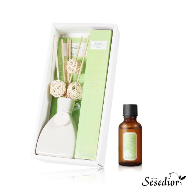 【Sesedior】浪漫香氛水竹百合精油組