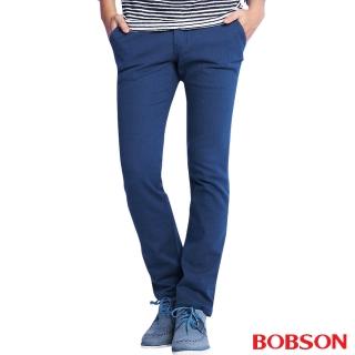 【BOBSON】男款低腰彈性直筒褲(1795-50)