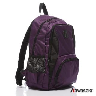 【KAWASAKI】超輕多功能平板電腦後揹包(紫色)