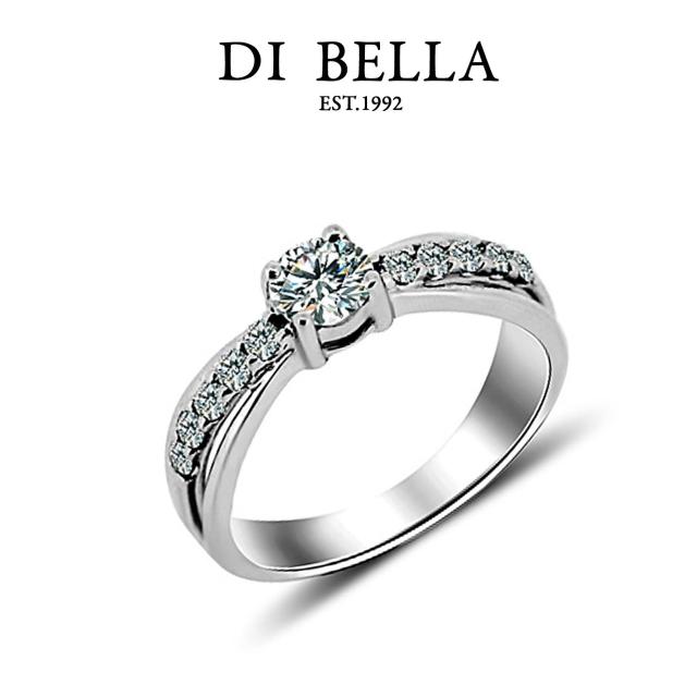 【DI BELLA】DREAM 0.30克拉奢華完美鑽戒