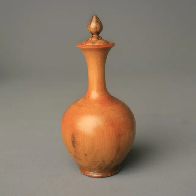 【荒木雕塑藝品】聞香寶瓶(台灣檜木7)