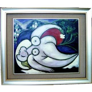 【開運陶源】Pablo PICASSO布羅 畢卡索.躺著的女人(精緻版 大幅 97x82cm)