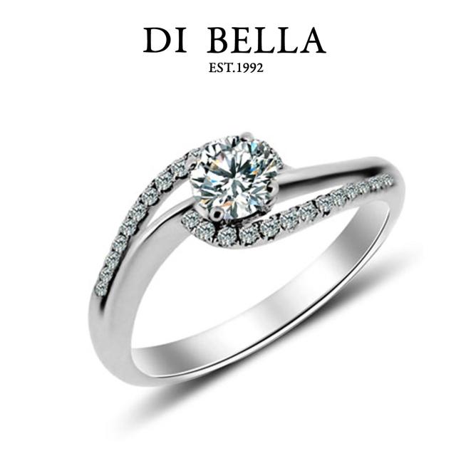 【DI BELLA】美麗相遇 0.30克拉八心八箭完美車工美鑽戒