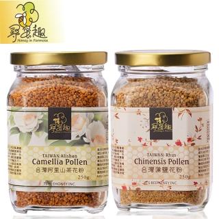 【尋蜜趣】台灣埔鹽花粉+阿里山茶花粉(250g/罐*各1入)