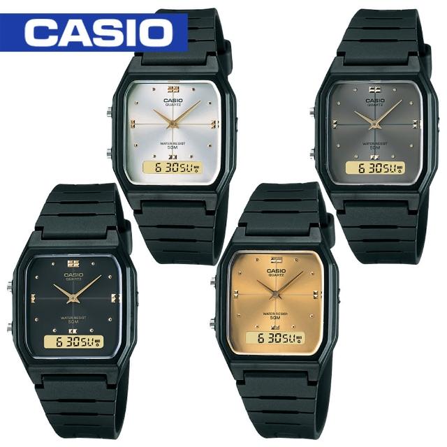 CASIO 卡西歐 日系潮流復古雙顯錶 AW-48HE