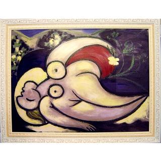 【開運陶源】Pablo PICASSO布羅 畢卡索.躺著的女人(大幅 93x73cm)