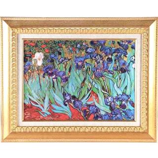 【開運陶源】梵谷名畫 -鳶尾花(美術館典藏精華 59x46cm)